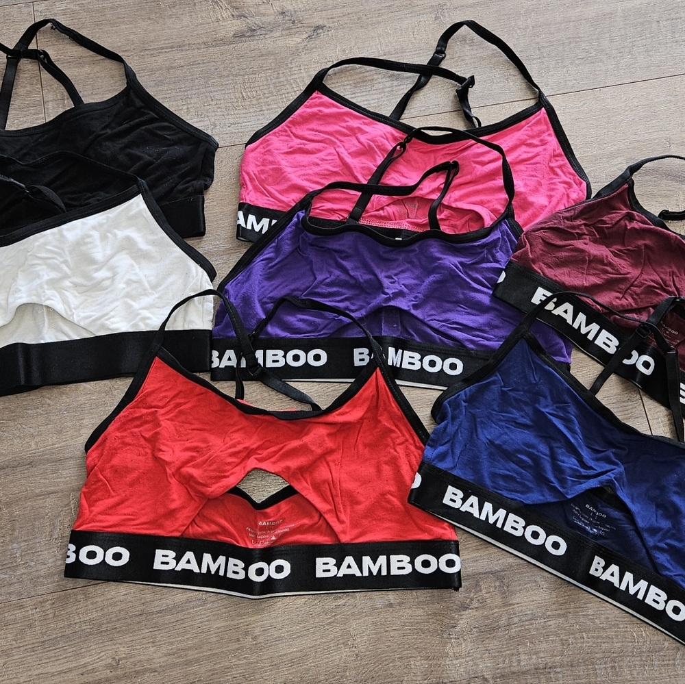 7 Bamboo Underwear Bralettes Large